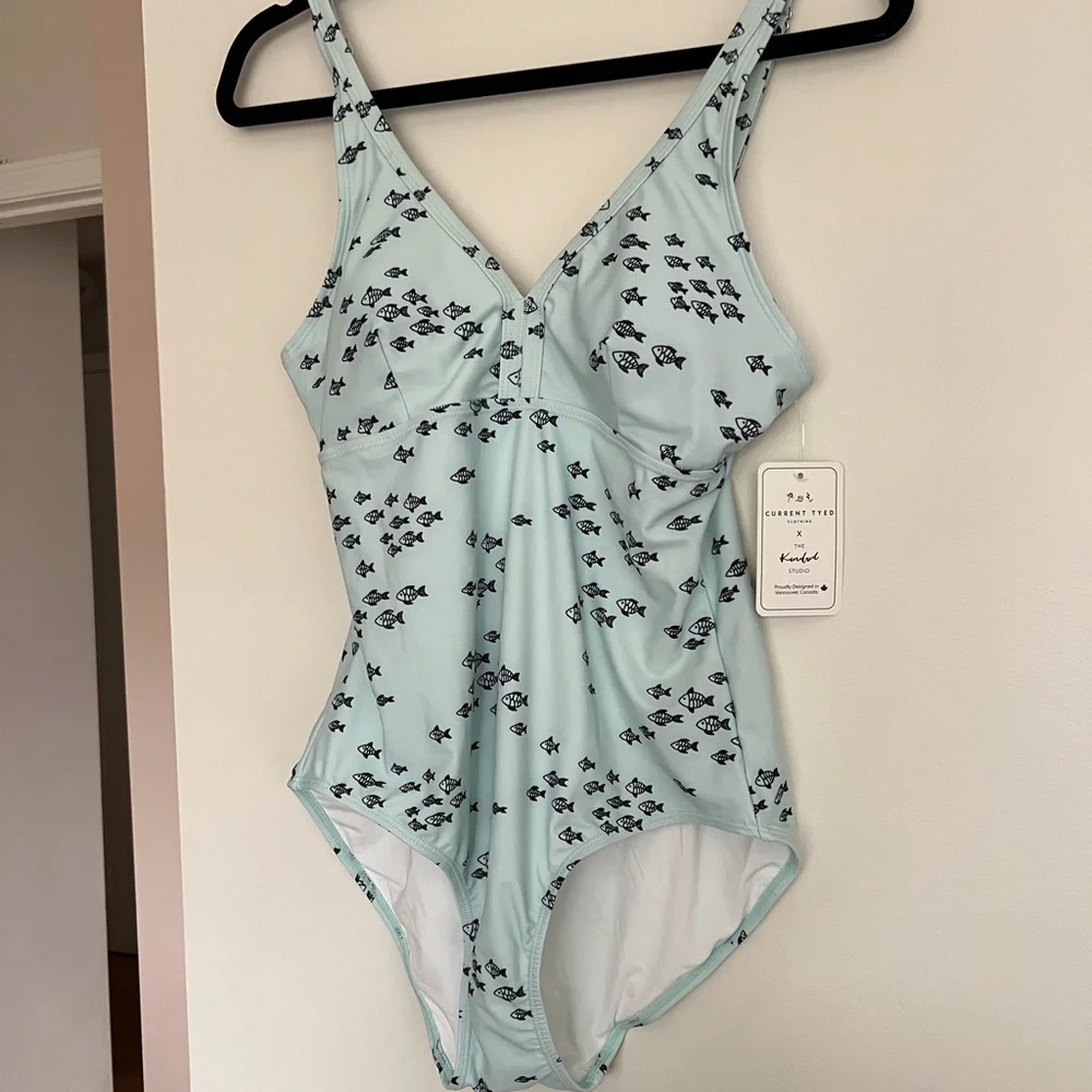 Little & Lively X Current Tyed Fish bathing suit - Picture 1 of 5